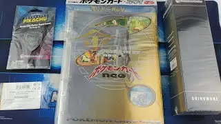 Pokemon Center Mail Opening Professor Willow Promo Card Neo Premium File 1