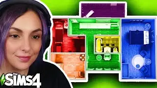 Every Room is a Different COLOR! | The Sims 4 Building Challenge