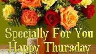 Good morning thursday flowers images