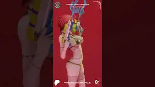 Zombina in Realistic Style &mdash; Faithful 3D Tribute