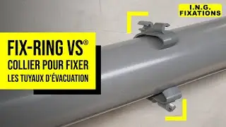 FIX-RING VS&reg; - Fastening clamp for drain pipes