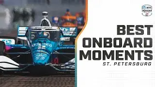 BEST onboard moments from Streets of St. Pete | INDYCAR