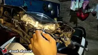 cara mengganti switch rem belakang motor honda beat fi 2014
