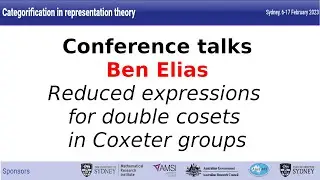 Ben Elias - Reduced expressions for double cosets in Coxeter groups
