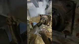 TORCHING OFF A BAD BEARING #farming #farmer #farmlife #agriculture #farmequipment