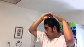 Pompadour with tres flores