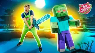 DERROTEI 10.000 ZUMBIS NO MINECRAFT | Aventuras em Galacta #5