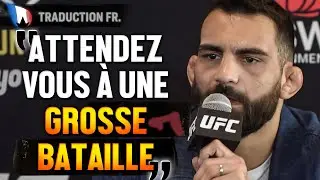 Benoit St-Denis avant Dan Hooker 