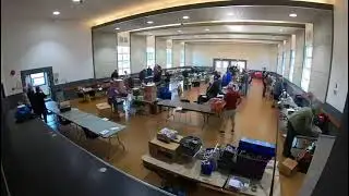 Time-lapse Maple Ridge Amateur Radio Swap Meet May 4, 2025
