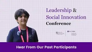 Siddharth Khanna, Grade 8: Social Innovation & Leadership Workshop | Student Testimonial