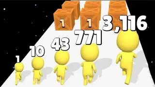 PUSH HARDER 3D Gameplay ( level up )
