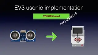 STM32F0 based EV3 ultra sonic sensor