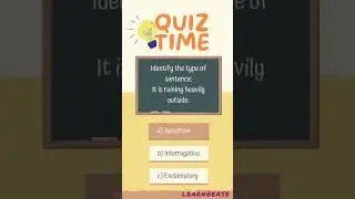 Test your grammar skills!  Can you identify the sentence type? #grammar #typeofsentence