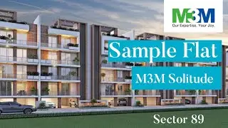 M3M Solitude Sample Flat full tour in this Video #realestate #sampleflat