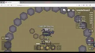 Destroying the treasure on moomoo.io