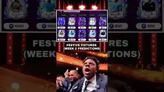 FC Mobile Predictions (Festive Fixtures Week 2)😱😱😱 #fcmobile #easports #premierleague #fyp #edit