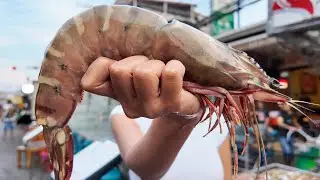 1 FOOT TIGER PRAWNS &ndash; Cooked 4 Different Ways in Thailand 🇹🇭