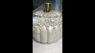 Make a glam pumpkin creation for the season!