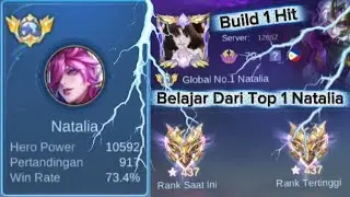 1 Hit Top Global 1 Natalia Without Dying The Most Painful Build Must Be Imitated_Mobile Legend Ga...