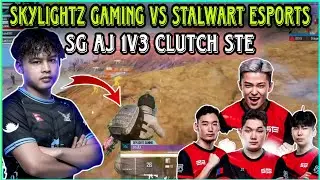SG AJ 1v3 Clutch Against Stalwart Esports | SG vs STE 4v4 Clash | Clash with kvn