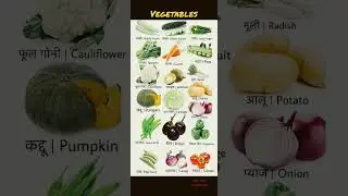 ||vegetables name Hindi to English||सब्जियों के नाम||shorts||kids English|