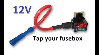 Power soucre fuse tap 12V safely
