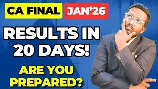 You're NOT PREPARED For This! | CA Final Jan'26 Results | CAreer Navigator Programme