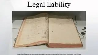 Legal liability