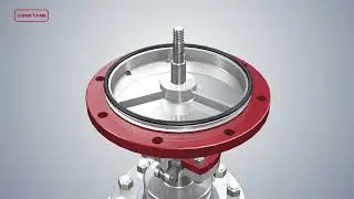 Pneumatic High Temperature Parallel Slide Gate Valve Assembly & Structure | THINKTANK