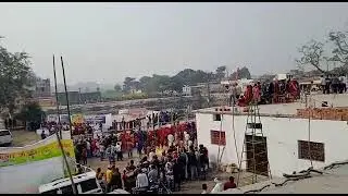 nitish kumar in buxar | samadhan yatra