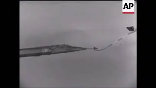 French Dassault Mirage IVA first air refueling tests with C-135F in 1964
