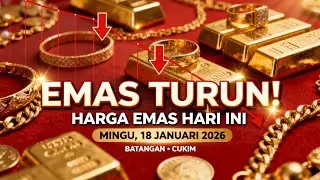HARGA EMAS HARI INI MINGGU 18 JANUARI 2026  ANTAM, UBS & GALERI 24 TERBARU