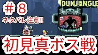 【ダンジャングル】#8 ネタバレ注意!!初見の真ボス出現 真エンディング編4面【DUNJUNGLE】