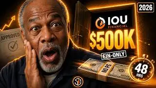 ENORMOUS EIN-ONLY BUSINESS LOAN FROM IOU FINANCIAL. $500K. No PG. APR 6%-36%. 48 Hrs 🔶CREDIT S2&bull;E291
