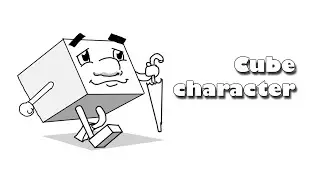 Cube character - step by step VAS1.1