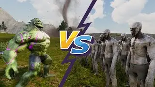 &ldquo;Hulk Alone, Facing 5.000.000 Zombies!&rdquo; 😱😱😱😱 #zombie