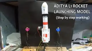AdityaL1 rocket launching working model Step by step ! How to Make 