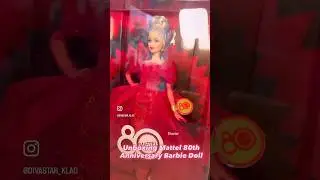 Unboxing Mattel 80th Anniversary Barbie Doll