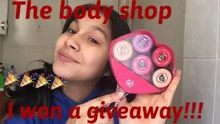 THE BODY SHOP GIVEAWAY HAUL UNBOXING