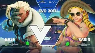 EVO 2017 SFV CPT - Infiltration (Nash) Vs Floe (Karin)
