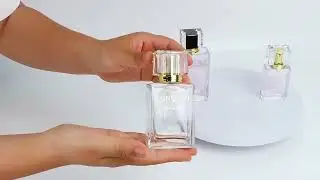 Custom Logo Luxury 30ml 50ml 100ml Clear Empty Refillable Glass Bottle Perfume Bottle With Box