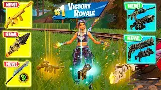 OUTLAW OPAL KEISHA CROSS vs ALL MYTHICS & NEW EXOTIC GUNS IN FORTNITE ( NEW! Fortnite Chapter 6 )
