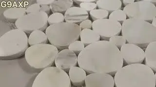 Marble Online - Calacatta Gold Marble Heart Shape Bubble Mosaic Tile Polished