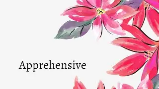 Apprehensive | Word for the day | Vocabulary