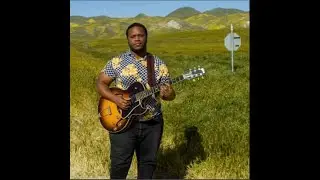 Jontavious Willis at New York Guitar Festival, Bryant Park NYC, July 4, 2025 7:28 pm