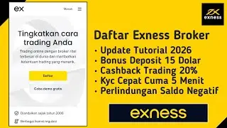 Cara Daftar Exness 2026 | Cara Buat Akun Exness 2026