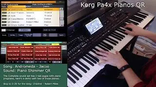 Korg Pa4x Pianos: Jacoo - Andromeda cover QR