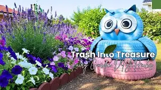 12 Upcycled Fairy Garden 🌸 DIY Borders & Yard Hacks That Turn Trash Into Treasure