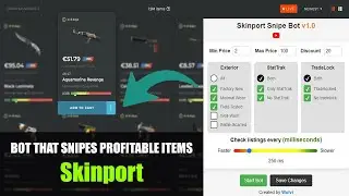Catch Deals on Skinport Faster with this Sniping Bot!