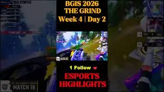 BGIS 2026 THE GRIND | Week 4 | Day 2🔥Highlights #bgmi #bgis #pubg #jonathan #soulesports #godlike